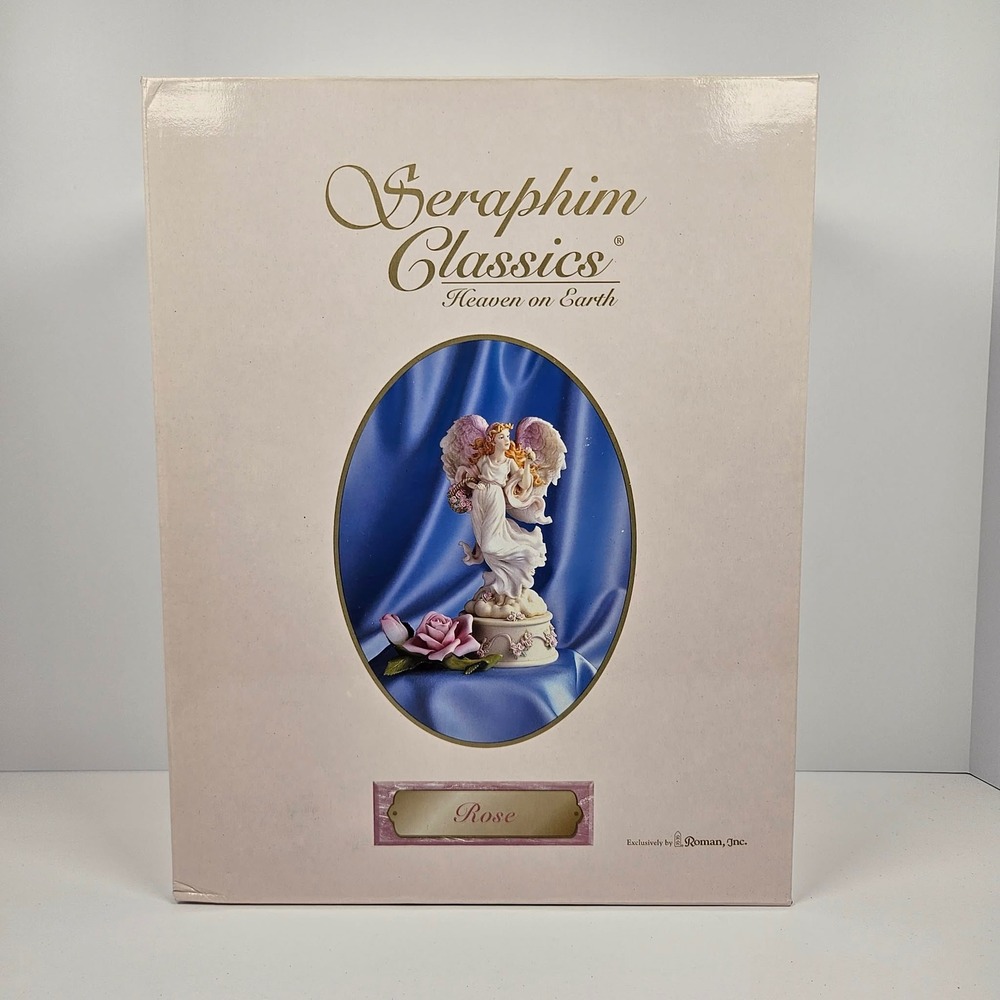 Seraphim Classics Rose 2001 Limited Edition Angel Figurine Roman Inc 81827